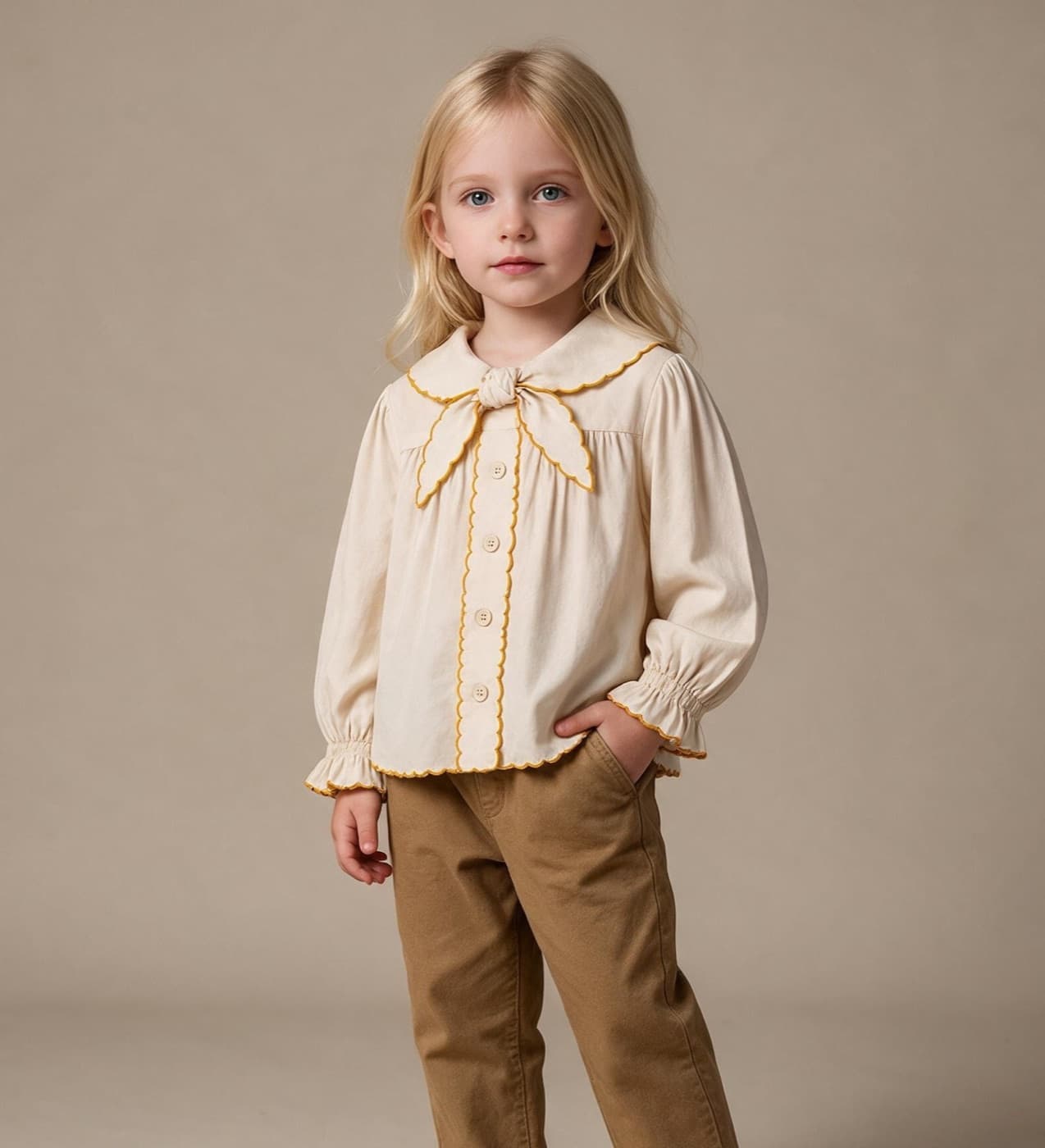 Nupumo Blouse Strik Ecru